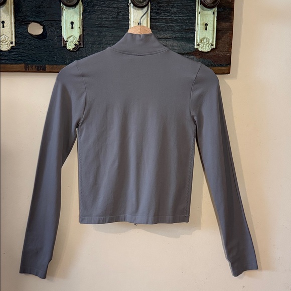 Garage Grey Smoked Out Sydney Seamless Zip-Up Athletic Jacket Size Medium - Picture 7 of 14